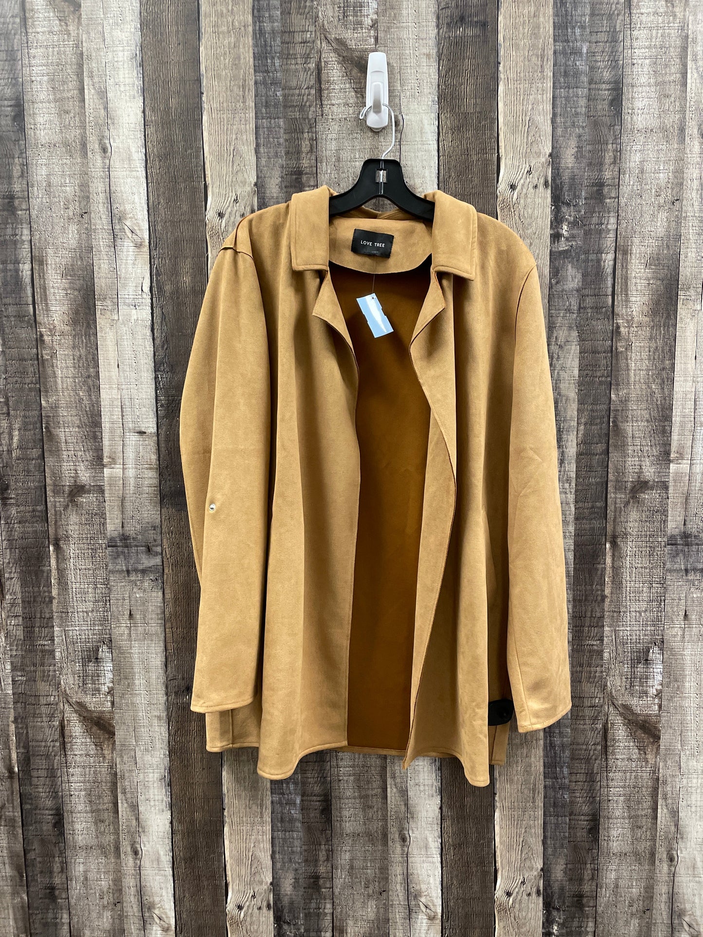 Coat Other By Love Tree In Tan, Size: L