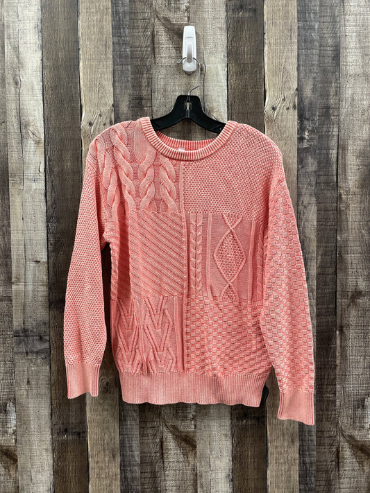 Sweater By Time And Tru In Peach, Size: S