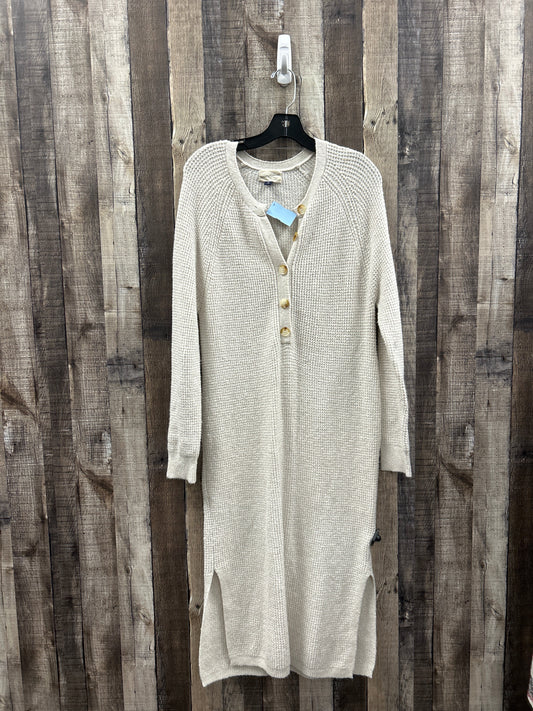 Dress Sweater By Universal Thread In Cream, Size: M