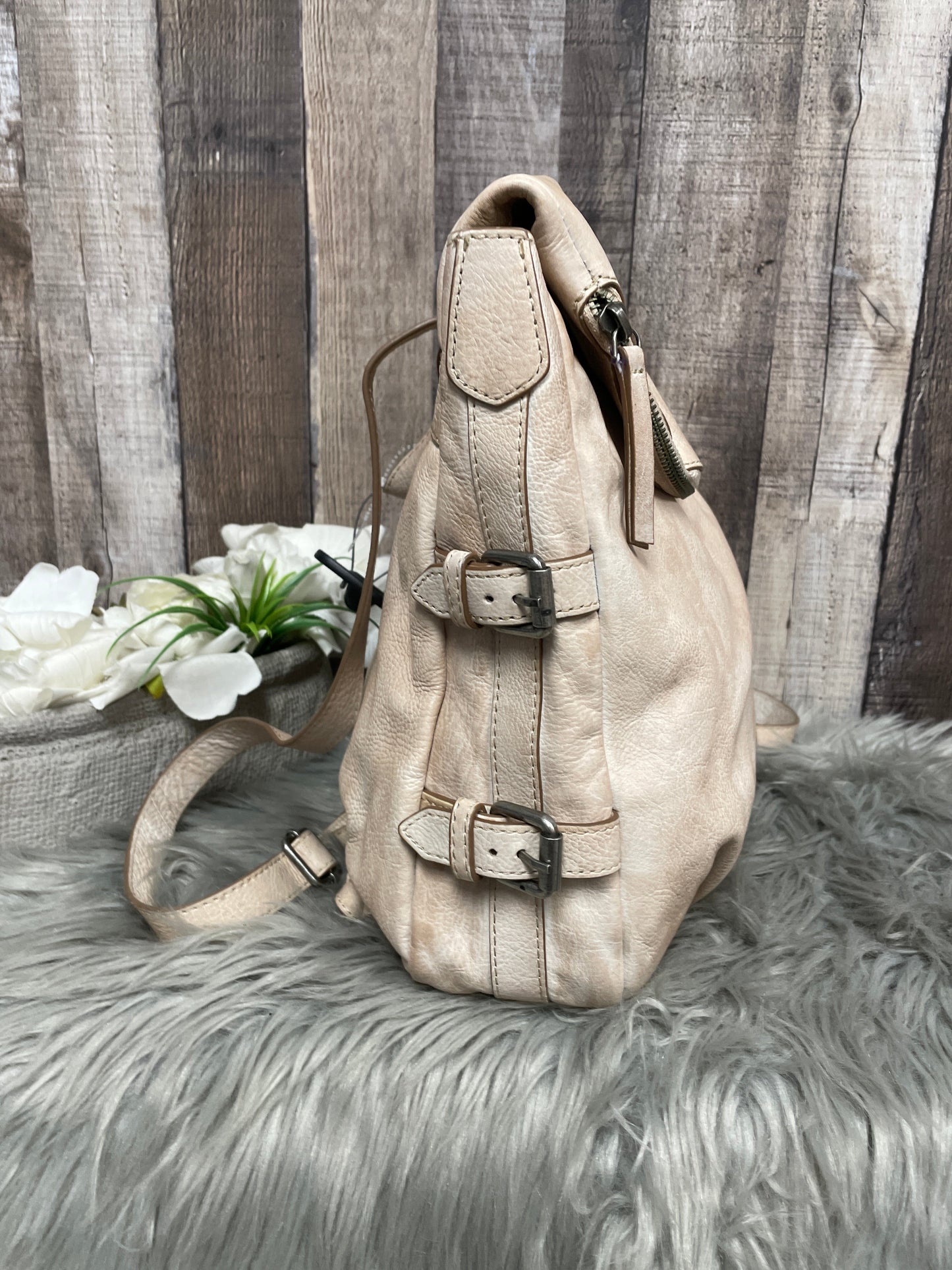 Backpack Leather By Frye And Co, Size: Large