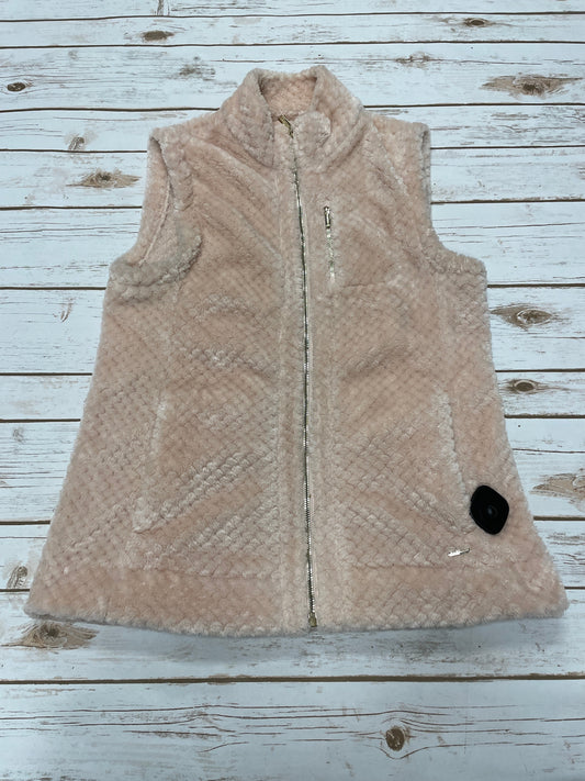 Vest Faux Fur & Sherpa By Calvin Klein In Plaid Pattern, Size: S