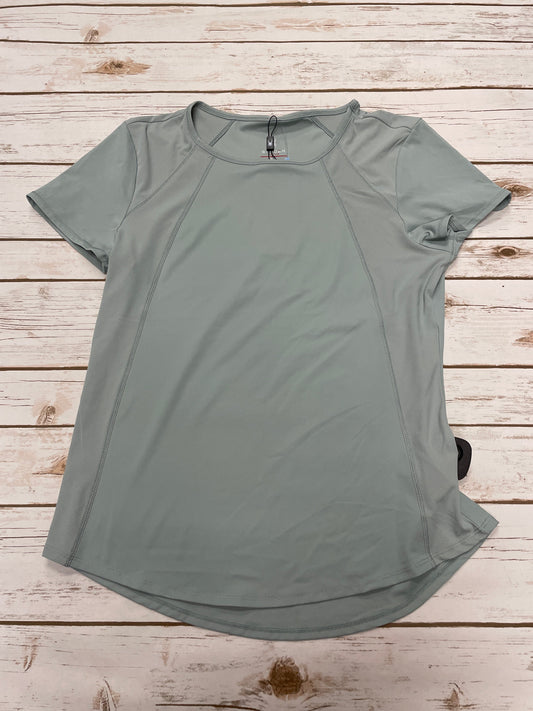 Athletic Top Short Sleeve By Spyder In Green, Size: M