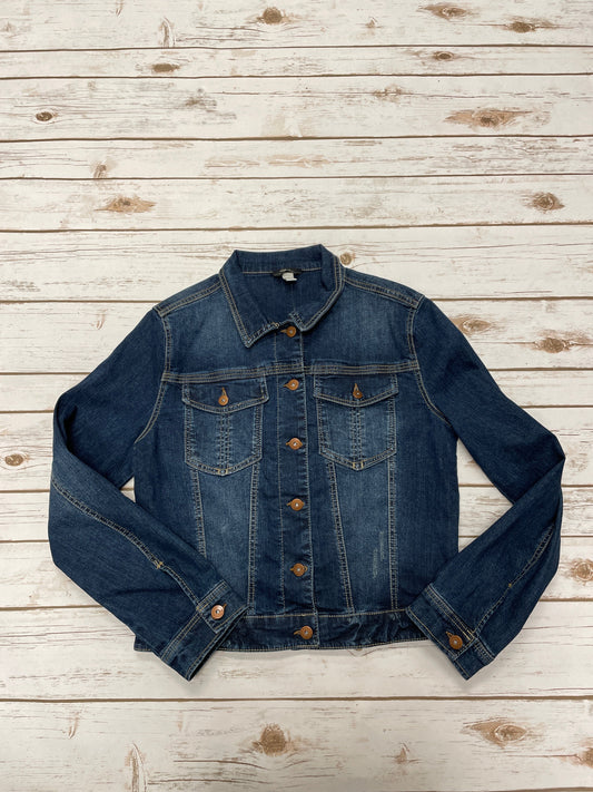 Jacket Denim By Cme In Blue Denim, Size: M