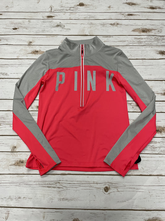 Athletic Top Long Sleeve Collar By Pink  Size: M