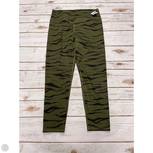 Athletic Leggings By Gapfit In Green, Size: L