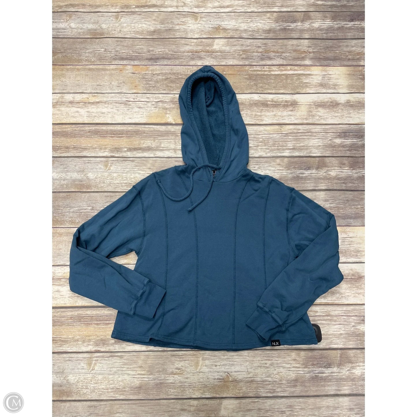 Sweatshirt Hoodie By Cme In Teal, Size: S