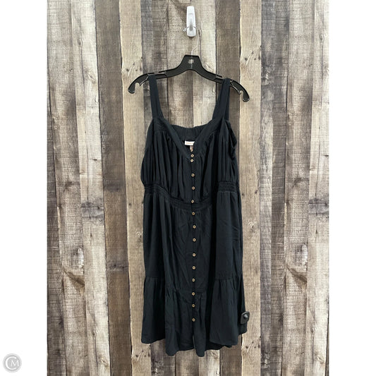 Dress Casual Midi By Knox Rose In Black, Size: Xl