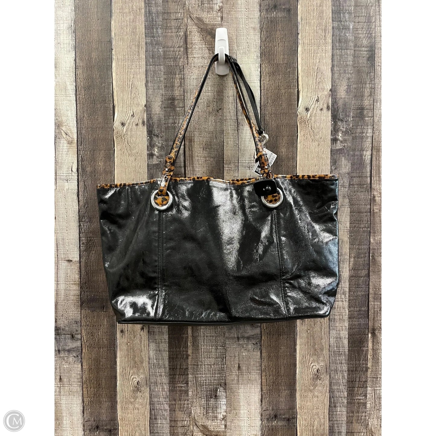 Handbag Leather By Brighton, Size: Large