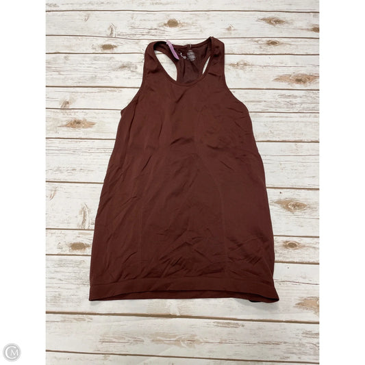 Athletic Tank Top By Zyia In Brown, Size: M