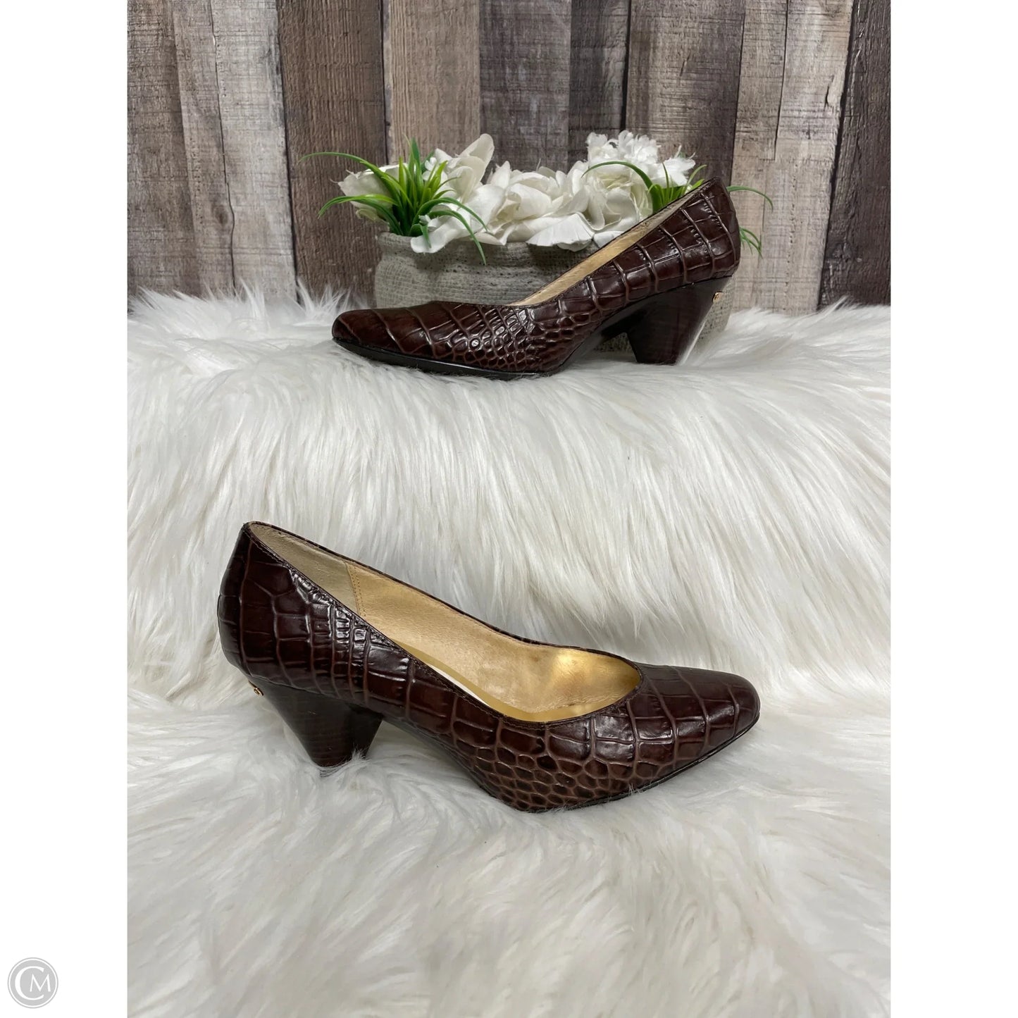 Shoes Heels Block By Michael By Michael Kors In Brown, Size: 6