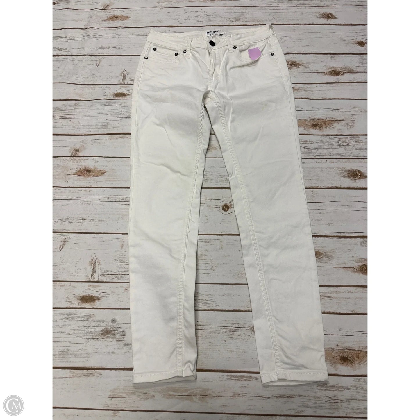 Jeans Skinny By Umgee In White, Size: 10