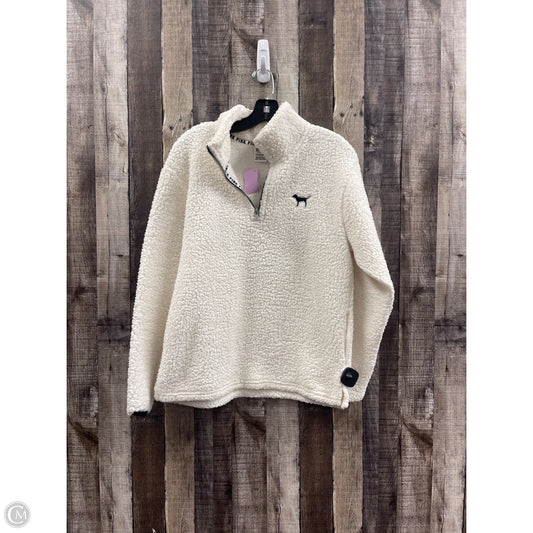 Jacket Fleece By Pink In White, Size: Xs