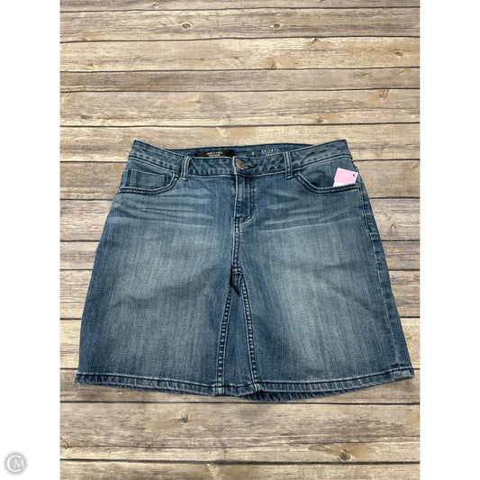 Shorts By Simply Vera In Blue Denim, Size: 4
