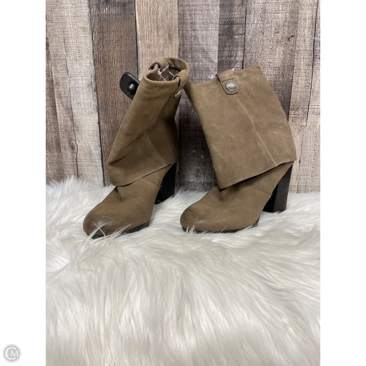 Boots Mid-calf Heels By Vince Camuto In Taupe, Size: 7