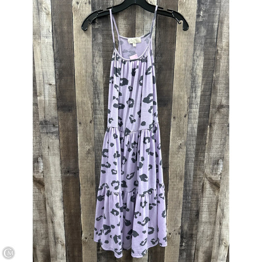 Dress Casual Midi By Cme In Purple, Size: L