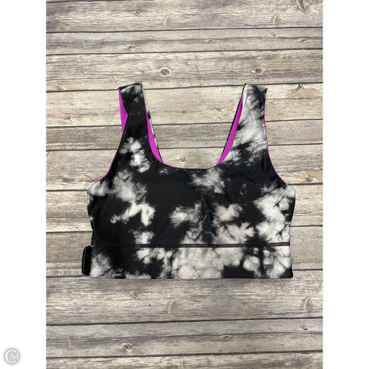 Athletic Bra By Fabletics In Tie Dye Print, Size: L