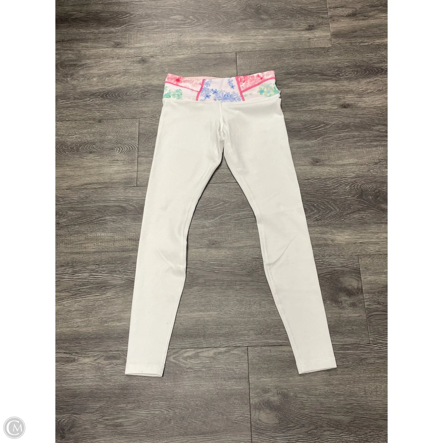 Athletic Leggings By Lululemon In White, Size: 6