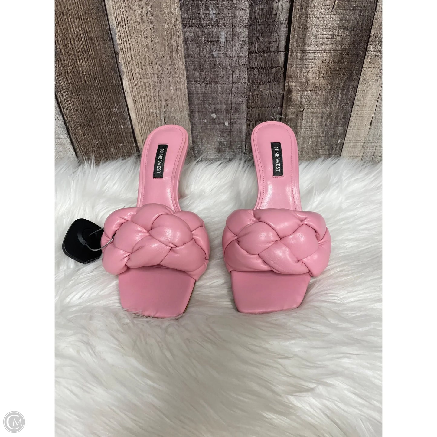 Sandals Heels Stiletto By Nine West In Pink, Size: 6.5