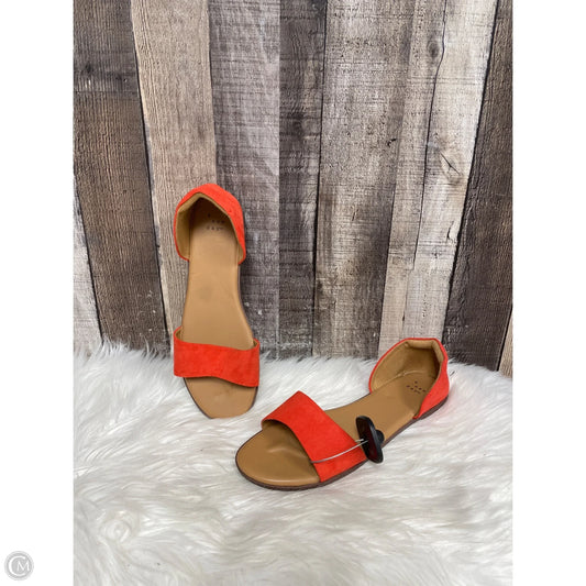 Sandals Flats By A New Day In Red, Size: 8.5