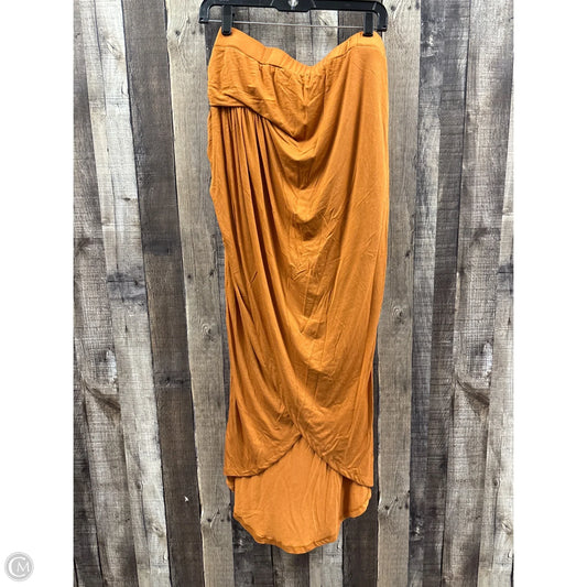 Skirt Maxi By Cmf In Gold, Size: 2x