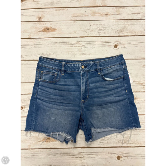 Shorts By American Eagle In Blue Denim, Size: 16