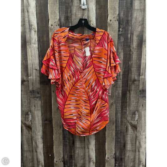 Top Short Sleeve By Apt 9 In Multi-colored, Size: Xl