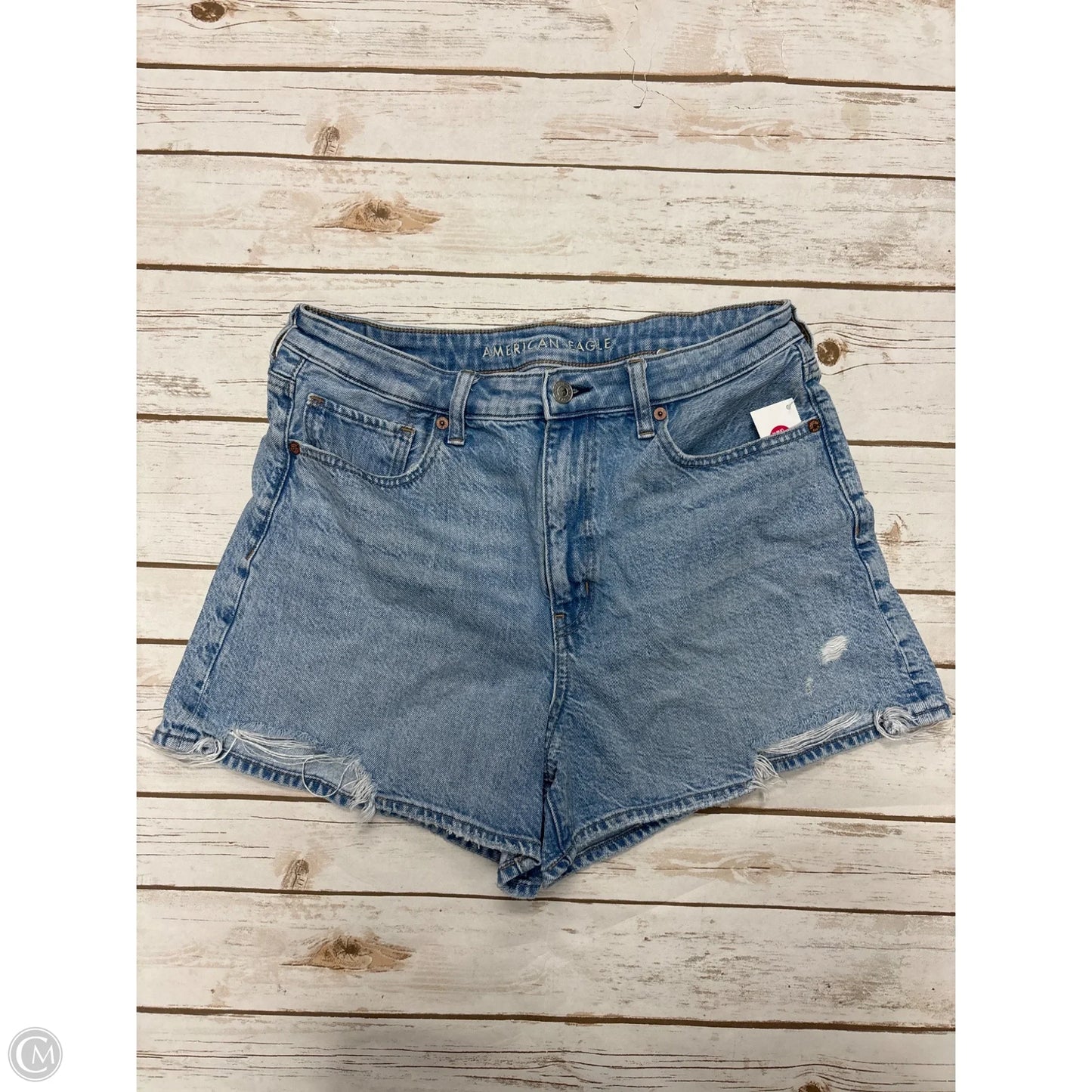 Shorts By American Eagle In Blue Denim, Size: 12