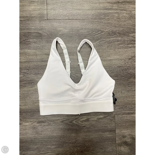 Athletic Bra By Fabletics In White, Size: S