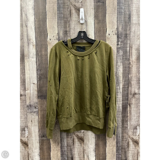 Sweatshirt Crewneck By Cme In Green, Size: S
