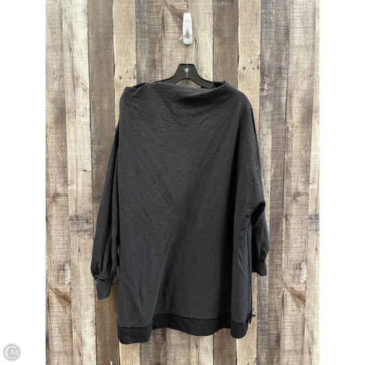 Sweatshirt Crewneck By Free People In Black, Size: S