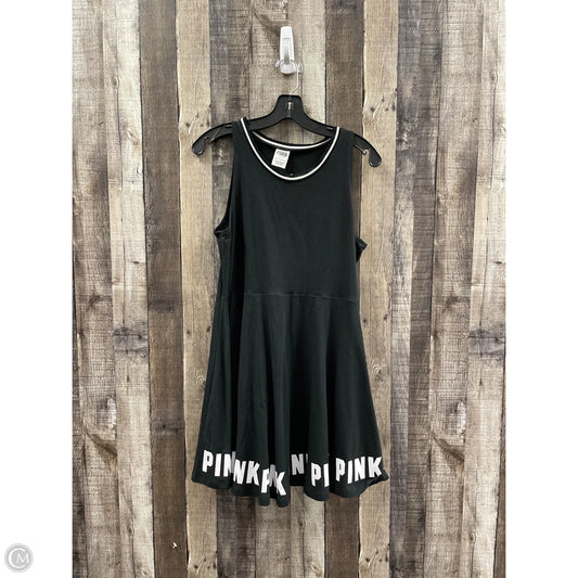 Athletic Dress By Pink In Black, Size: L