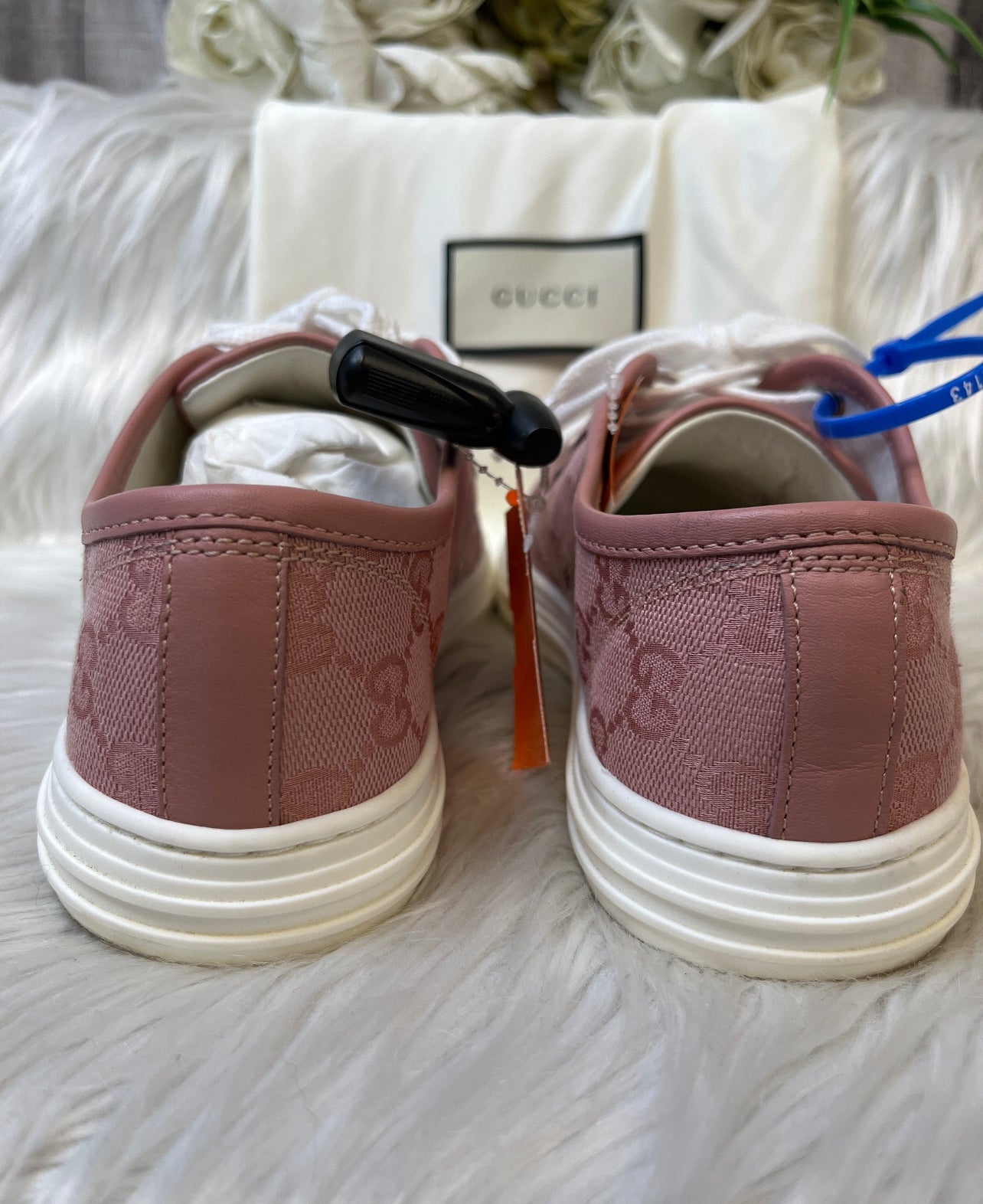 Pink Shoes Luxury Designer Gucci, Size 5