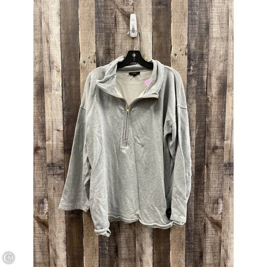 Sweatshirt Collar By J. Crew In Grey, Size: L
