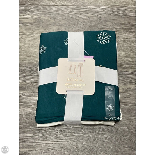 Pajamas 2pc By Soma In Green, Size: Xl