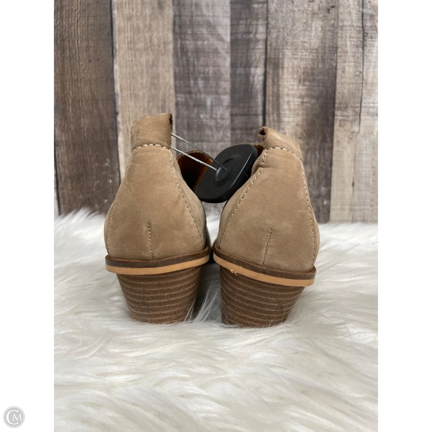 Boots Ankle Heels By Lucky Brand In Tan, Size: 6.5