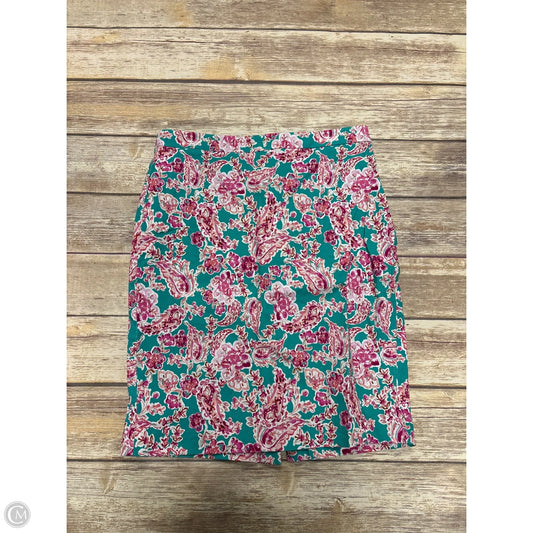 Skirt Mini & Short By J. Crew In Paisley Print, Size: 8