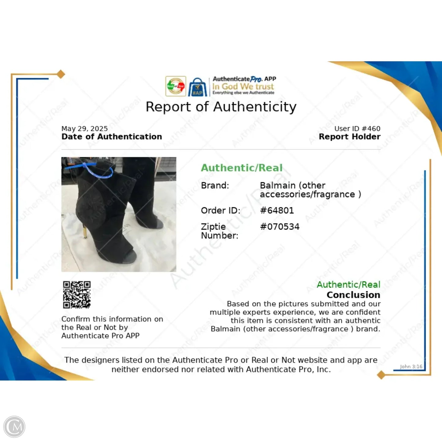 Boots Luxury Designer By Balmain In Black, Size: 8.5