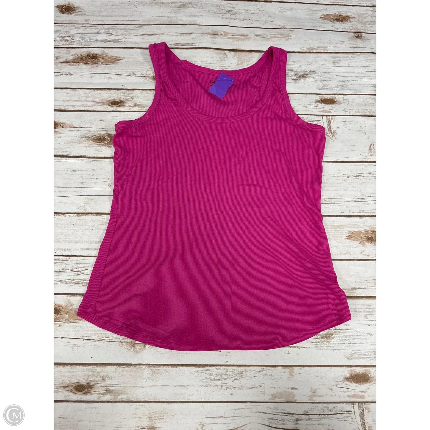Top Sleeveless Basic By Falls Creek In Pink, Size: L