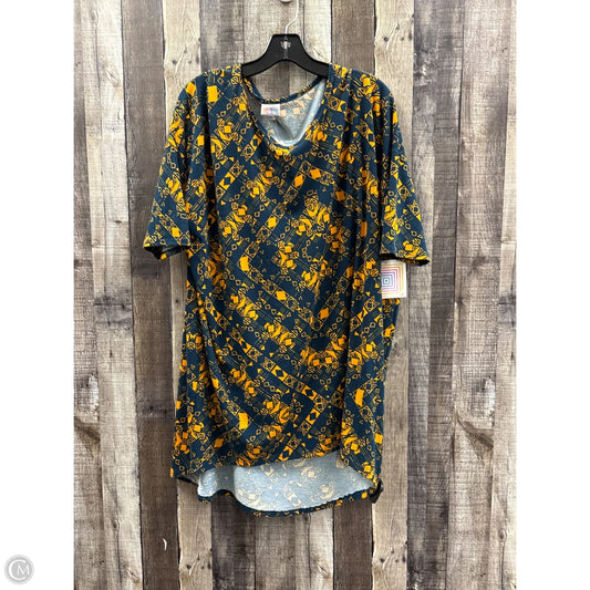 Tunic Short Sleeve By Lularoe In Navy, Size: Xl