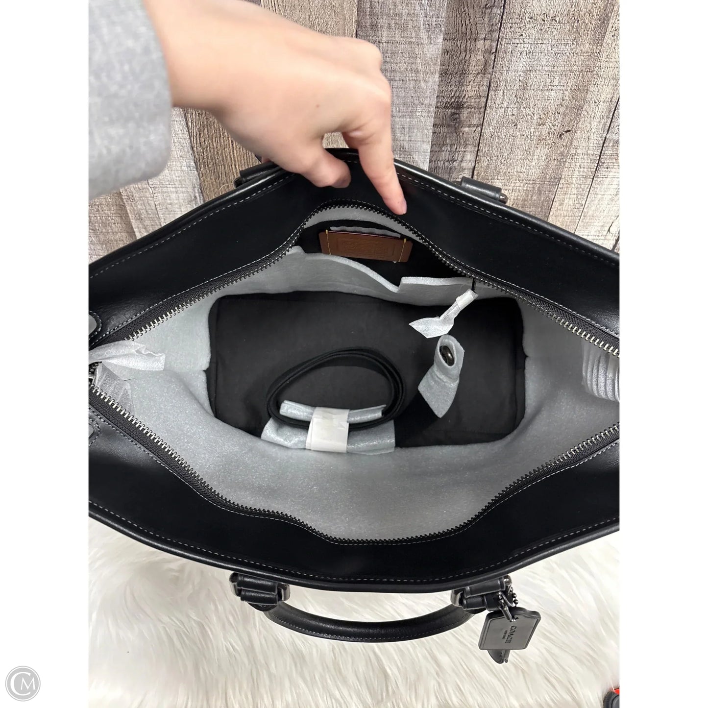 Tote Designer By Coach, Size: Large