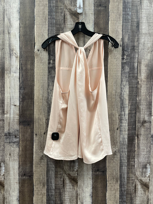 Rose Gold Top Sleeveless Ann Taylor, Size L