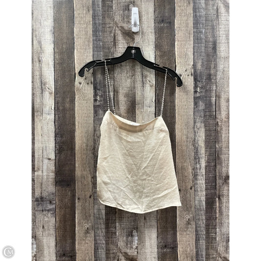 Top Sleeveless By Urban Outfitters In Tan, Size: L