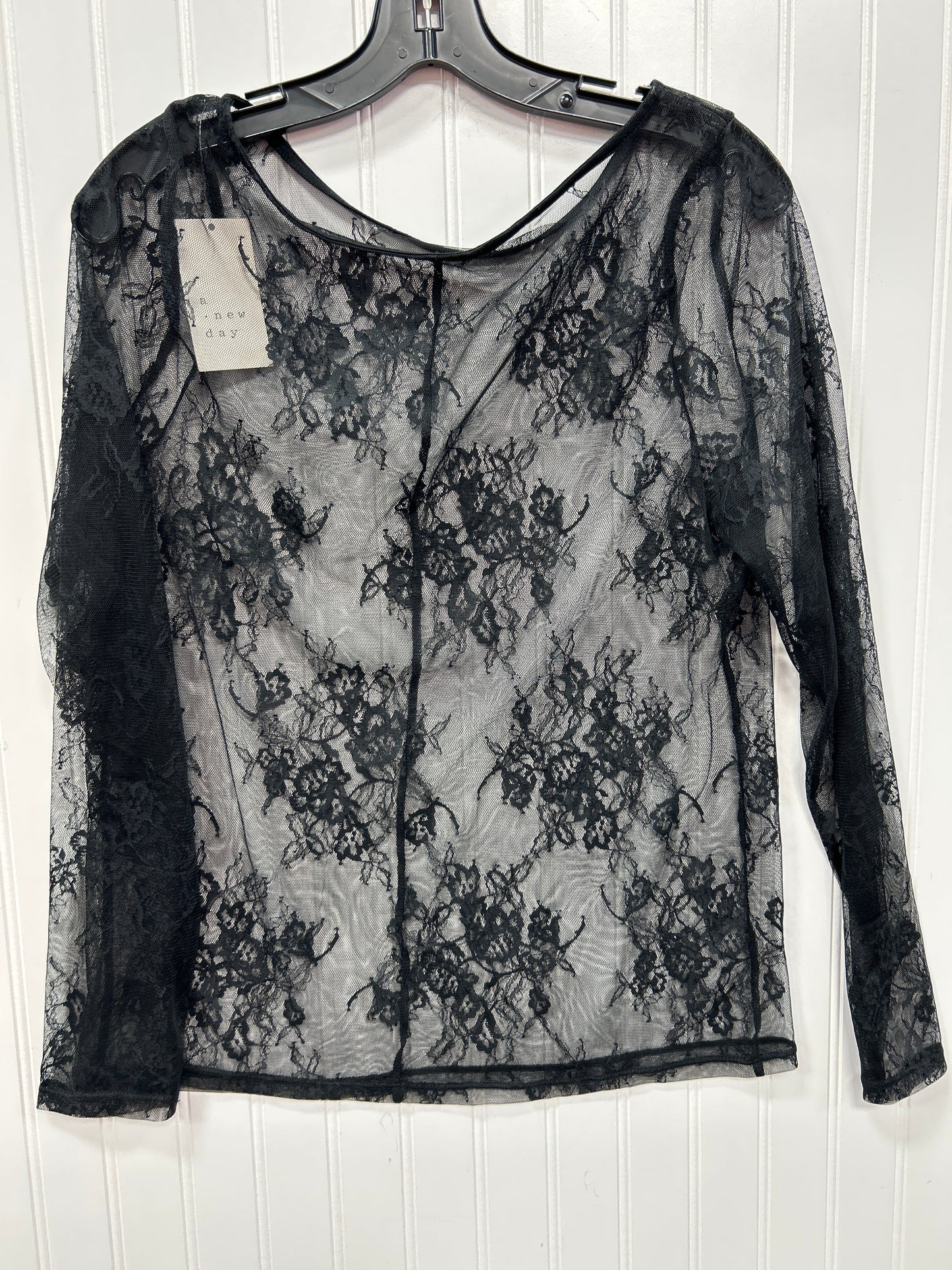 Top Ls By A New Day In Black, Size:L