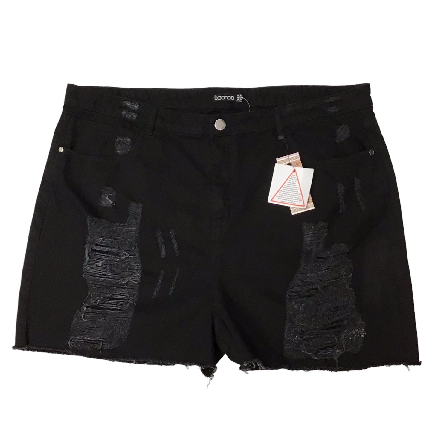 Shorts By Boohoo Boutique In Black, Size: 1x