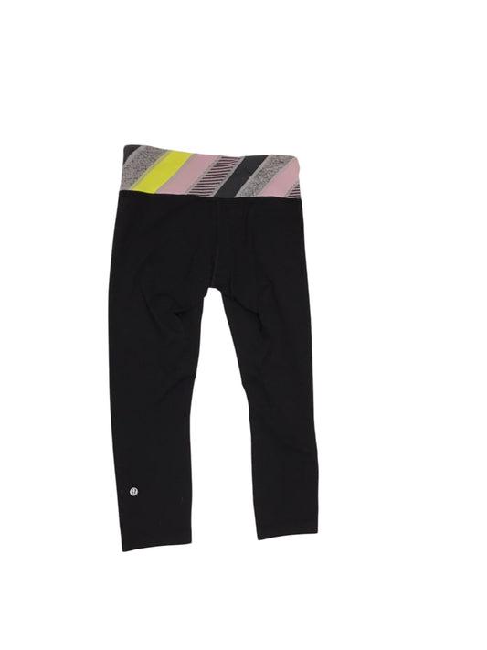 Athletic Capris By Lululemon In Black, Size: M