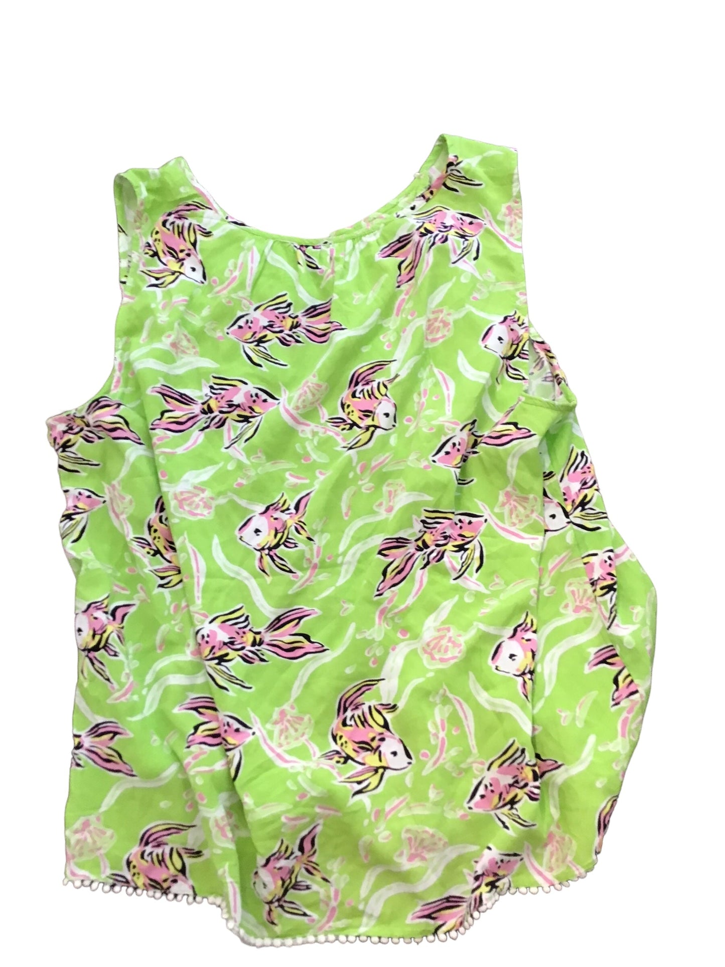 Green Top Sleeveless Crown And Ivy, Size Xl