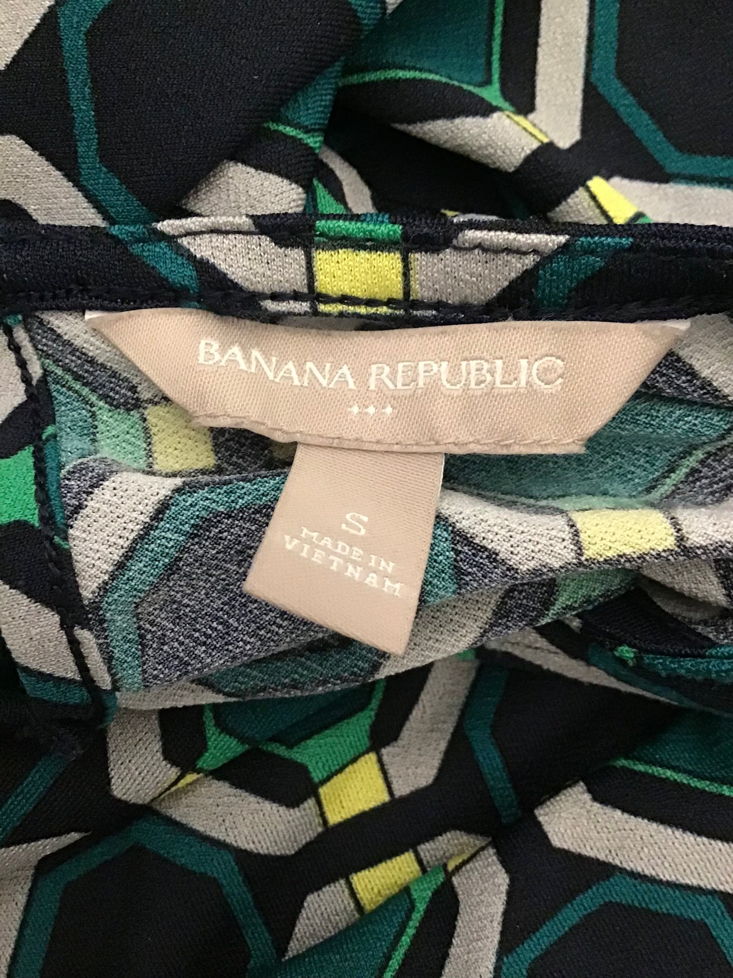 Green Top Sleeveless Banana Republic, Size S