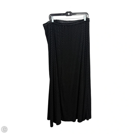 Skirt Maxi By Soft Surroundings In Black, Size: L