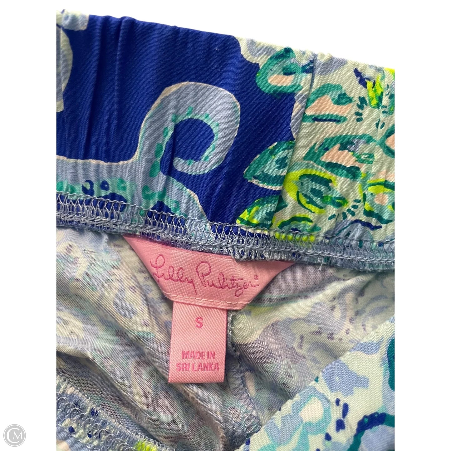 Pants Designer By Lilly Pulitzer In Blue & Green, Size: S