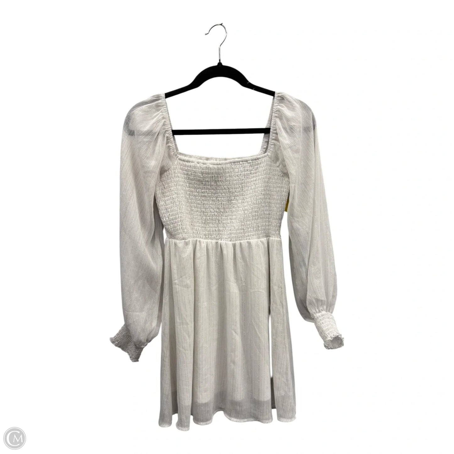 Dress Casual Short By Altard State In Silver & White, Size: S